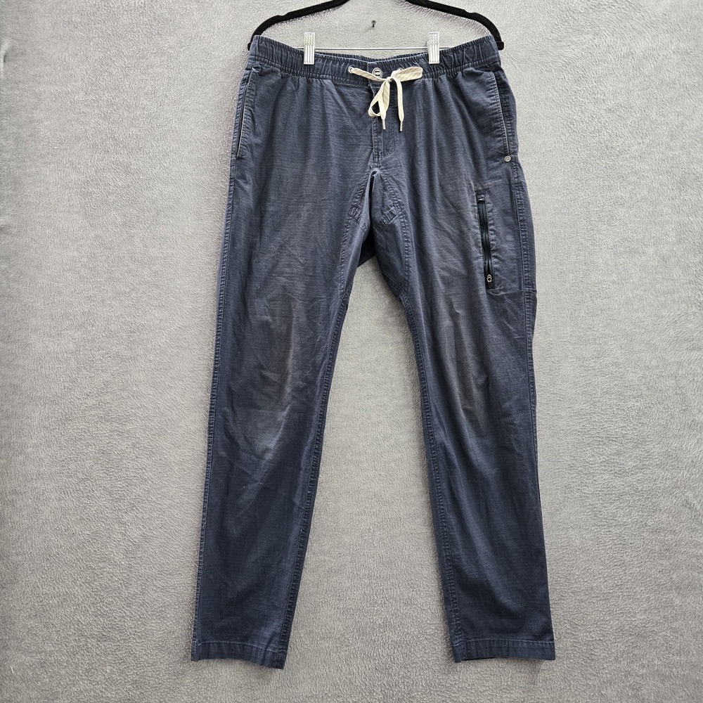 Vuori Men Pants M Blue Ripstop Climber Hiking 30" Inseam